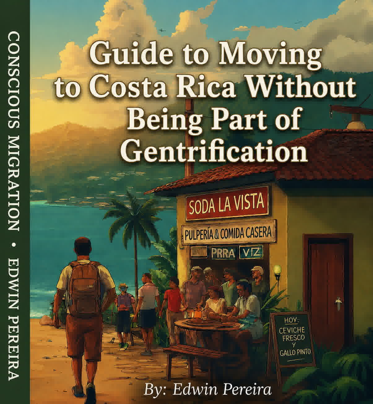 Book cover: A Guide to Moving to Costa Rica Without Being Part of Gentrification · By Edwin Pereira